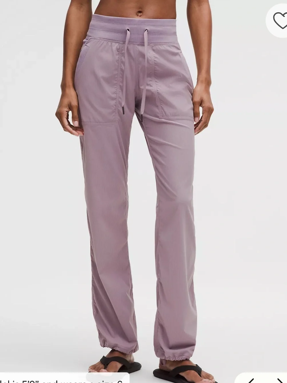 LULULEMON Dance Studio Midrise Pants Lilac Lavender Size 4